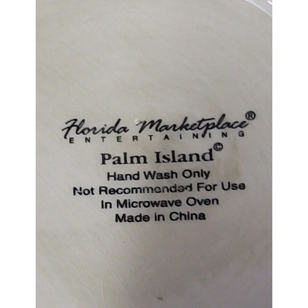 Palm Island Teapot and Cups. Palm Island Cream by FLORIDA